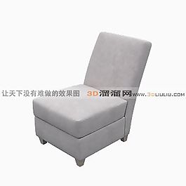 3D單人沙發(fā)模型