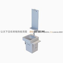 3D洗手臺(tái)模型