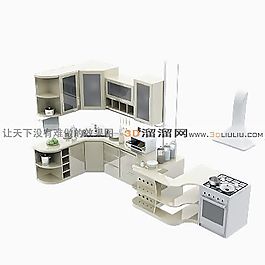 3D厨柜模型