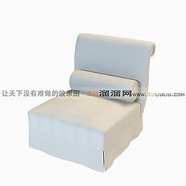 3D單人沙發(fā)模型