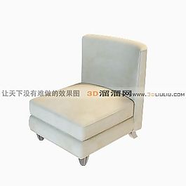 3D單人沙發(fā)模型