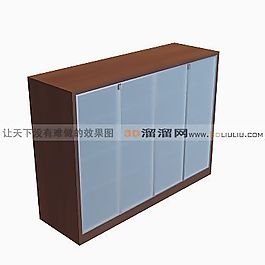 3D文件柜模型