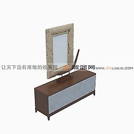 3D陈设柜模型