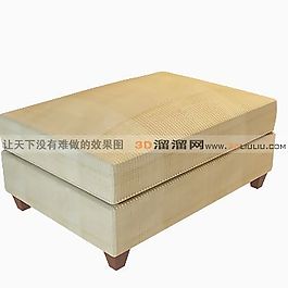 3D沙發(fā)凳模型