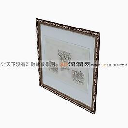 3D裝飾畫模型