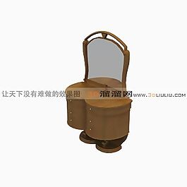 3D梳妝臺模型