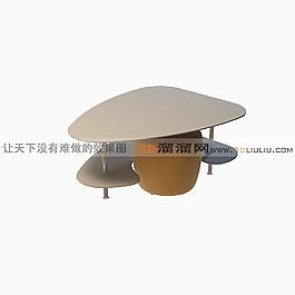 3D茶几模型