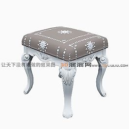 3D凳模型