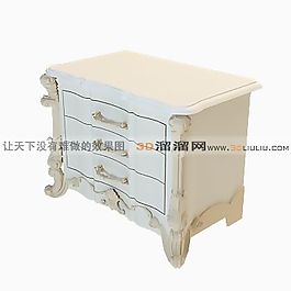 3D床頭柜模型