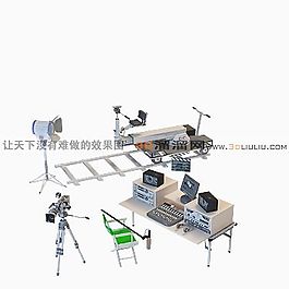3D攝像器材模型