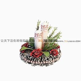 3D蠟燭模型