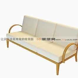 3D沙發(fā)長椅模型