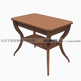 3D備餐臺模型