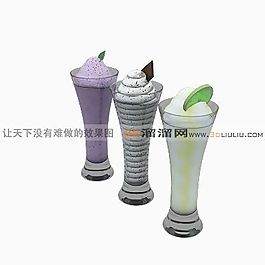 3D冰淇淋模型