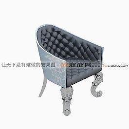 3D休閑椅模型