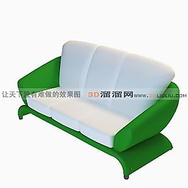 3D三人沙發(fā)模型