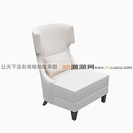 3D單人沙發(fā)模型