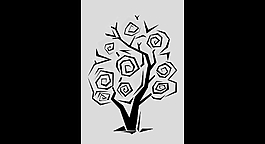 生长的树枝特效展示