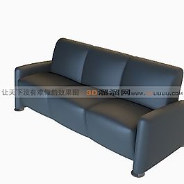 3D三人沙發(fā)模型