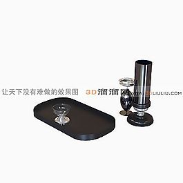 3D燭臺模型