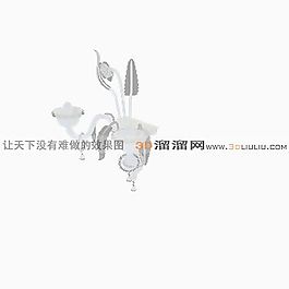3D歐式壁燈模型