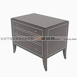 3D邊柜模型