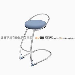 3D吧椅模型