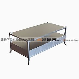 3D電視柜模型