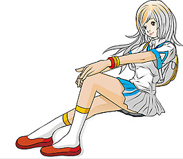 白發(fā)女生