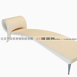 3D躺椅模型