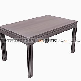 3D餐桌模型