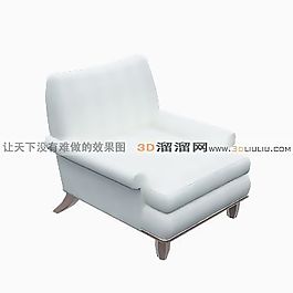 3D單人沙發(fā)模型