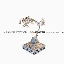 3D盆景模型