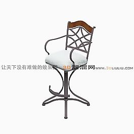 3D吧椅模型