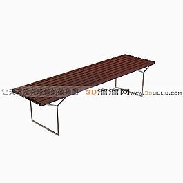 3D長(zhǎng)凳模型