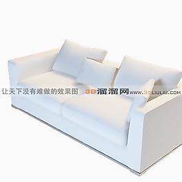 3D雙人沙發(fā)模型