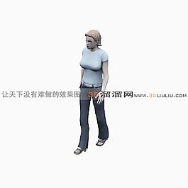 3D女人模型