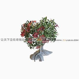3D花模型