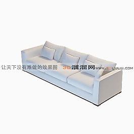 3D三人沙發(fā)模型