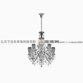 3D水晶吊燈模型