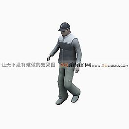 3D男人模型