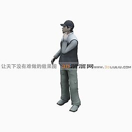 3D男人模型