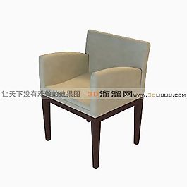 3D單人沙發(fā)模型