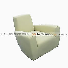 3D單人沙發(fā)模型
