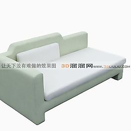 3D沙發(fā)床模型