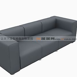 3D三人沙發(fā)模型