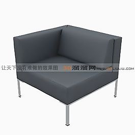 3D單人沙發(fā)模型