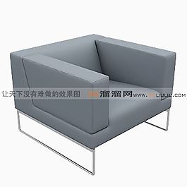 3D單人沙發(fā)模型