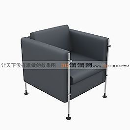 3D單人沙發(fā)模型