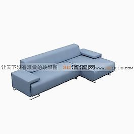 3D多人沙發(fā)模型